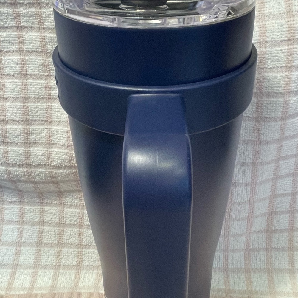 HYDRAFLOW Blue - 40oz Tumbler w/ Handle Stainless Steel Triple Layer Insulation - Picture 5 of 10
